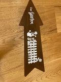 🌿 MDF-Pfeilschild Im Garten – charmante Deko in Rostoptik 🌿