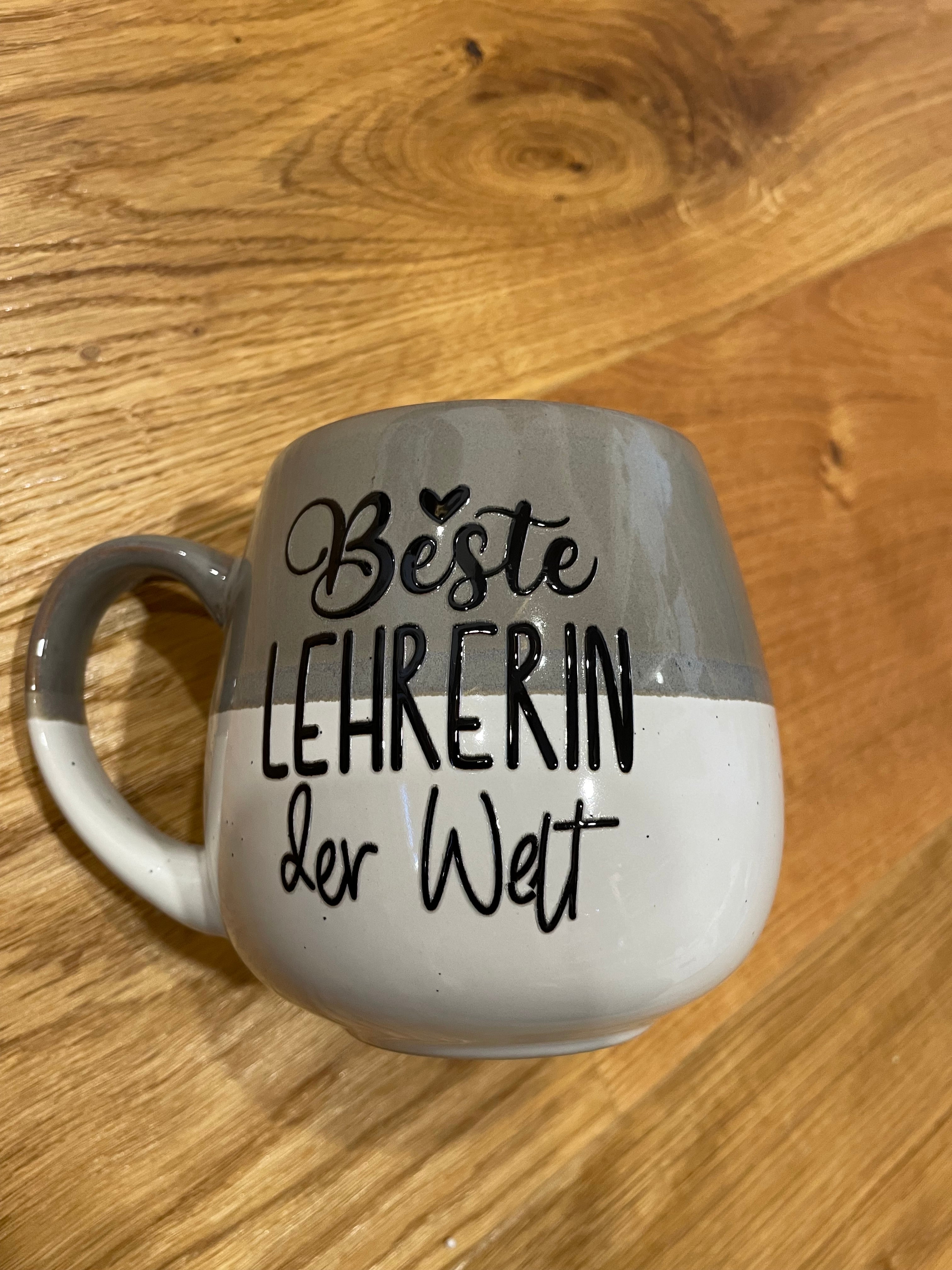 Tasse mit Rub-On-Spruch oder -Motiv – Minimalistisch & Persönlich Botschaft