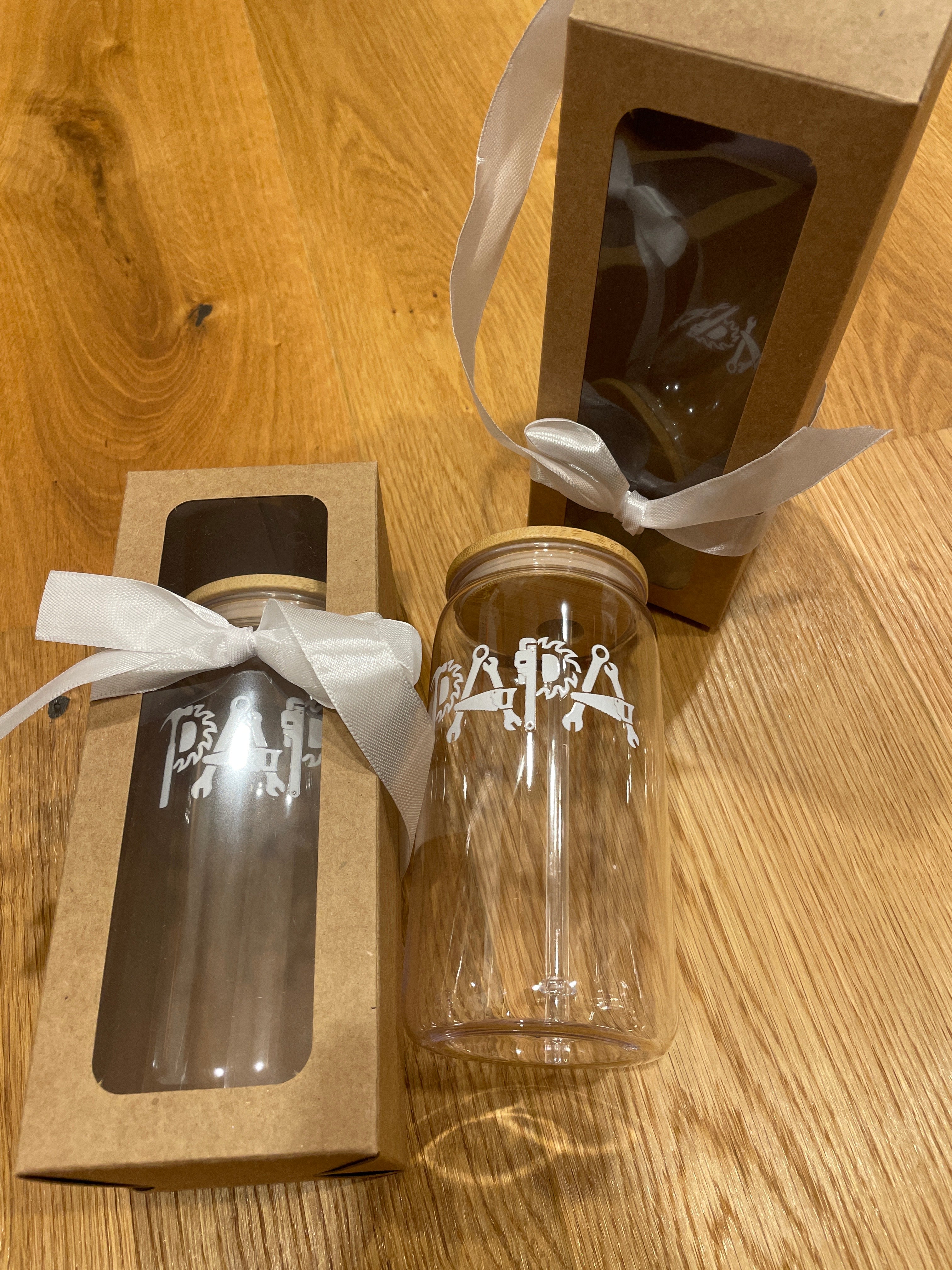 Wiederverwendbarer Trinkbecher mit Bambusdeckel & Strohhalm – stylisch, praktisch & perfekt für unterwegs!