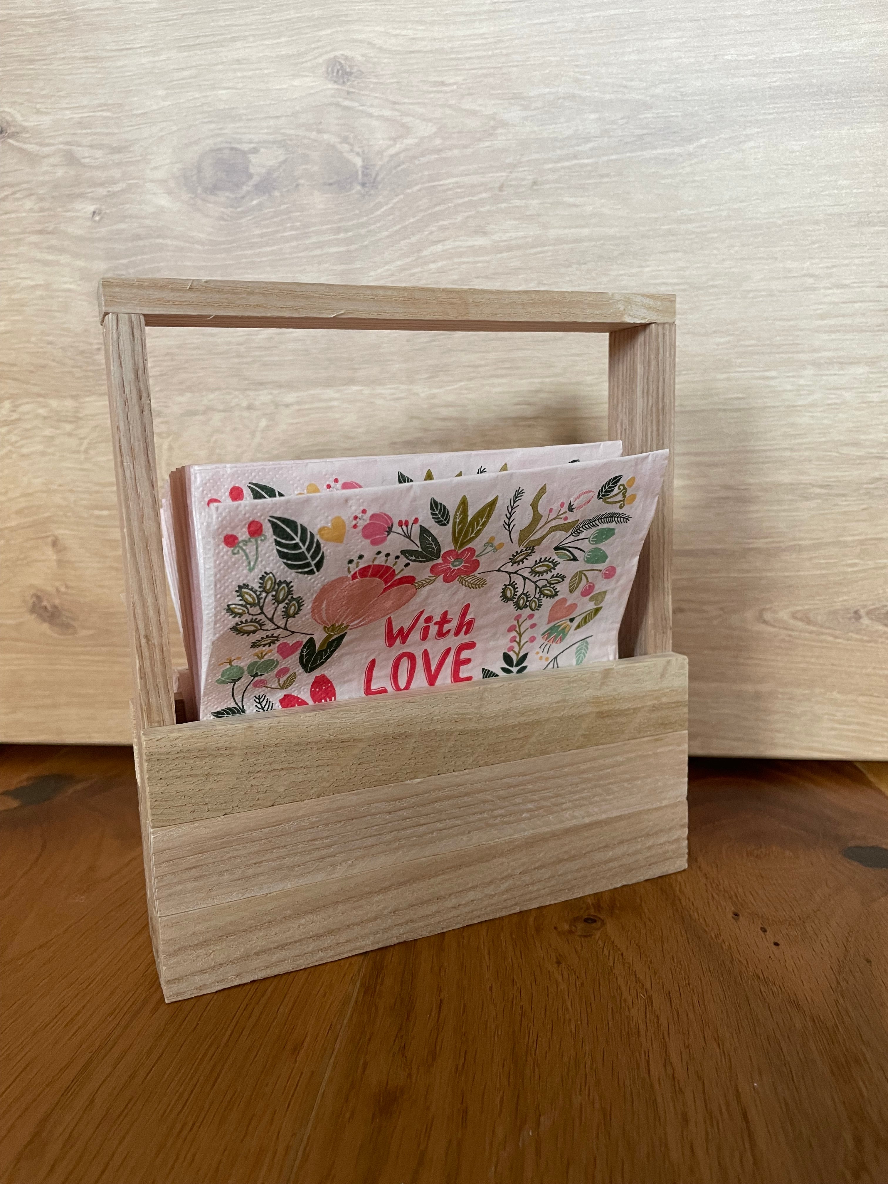 Klötzchen Serviettenhalter