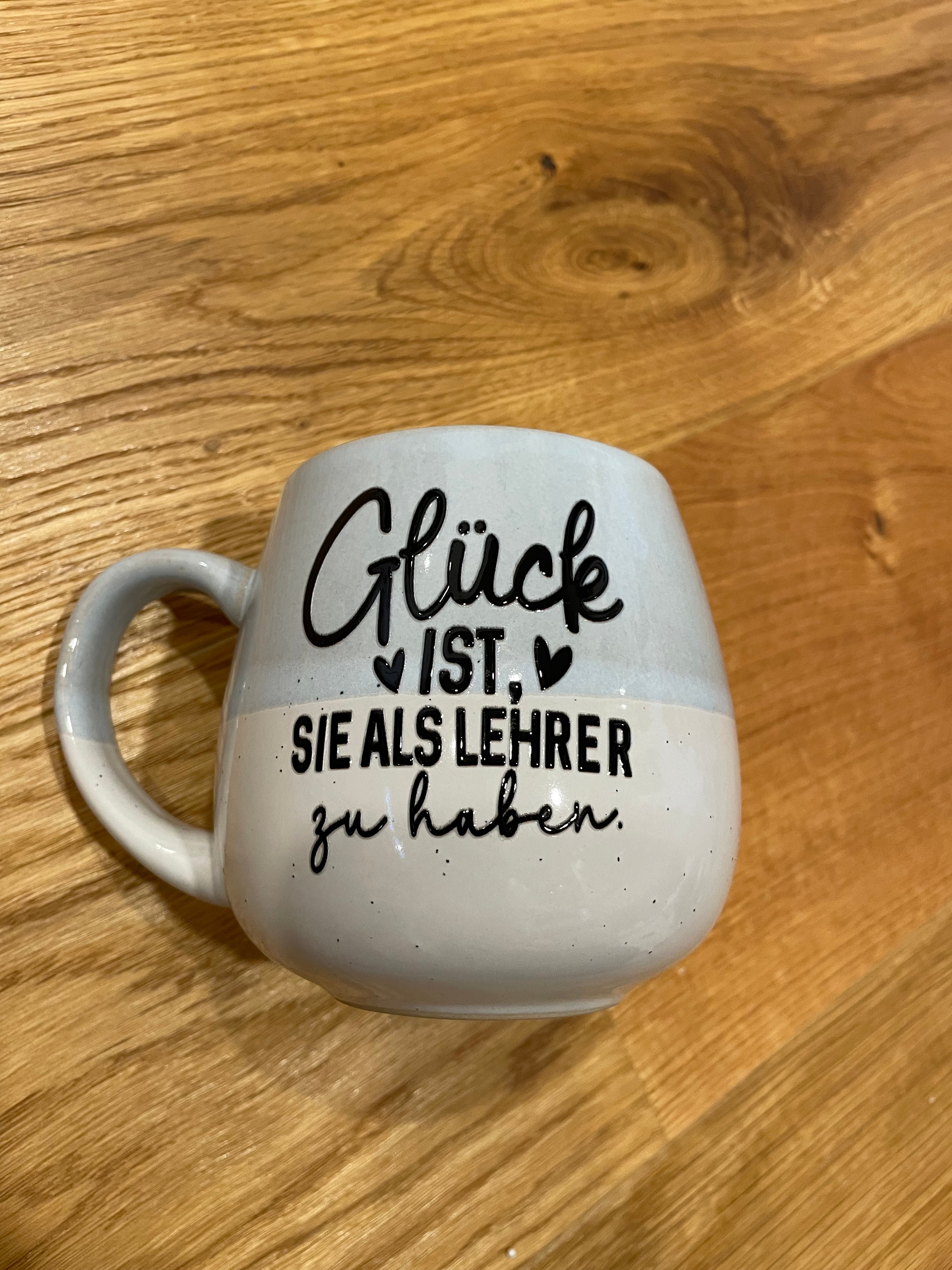 Tasse mit Rub-On-Spruch oder -Motiv – Minimalistisch & Persönlich Botschaft