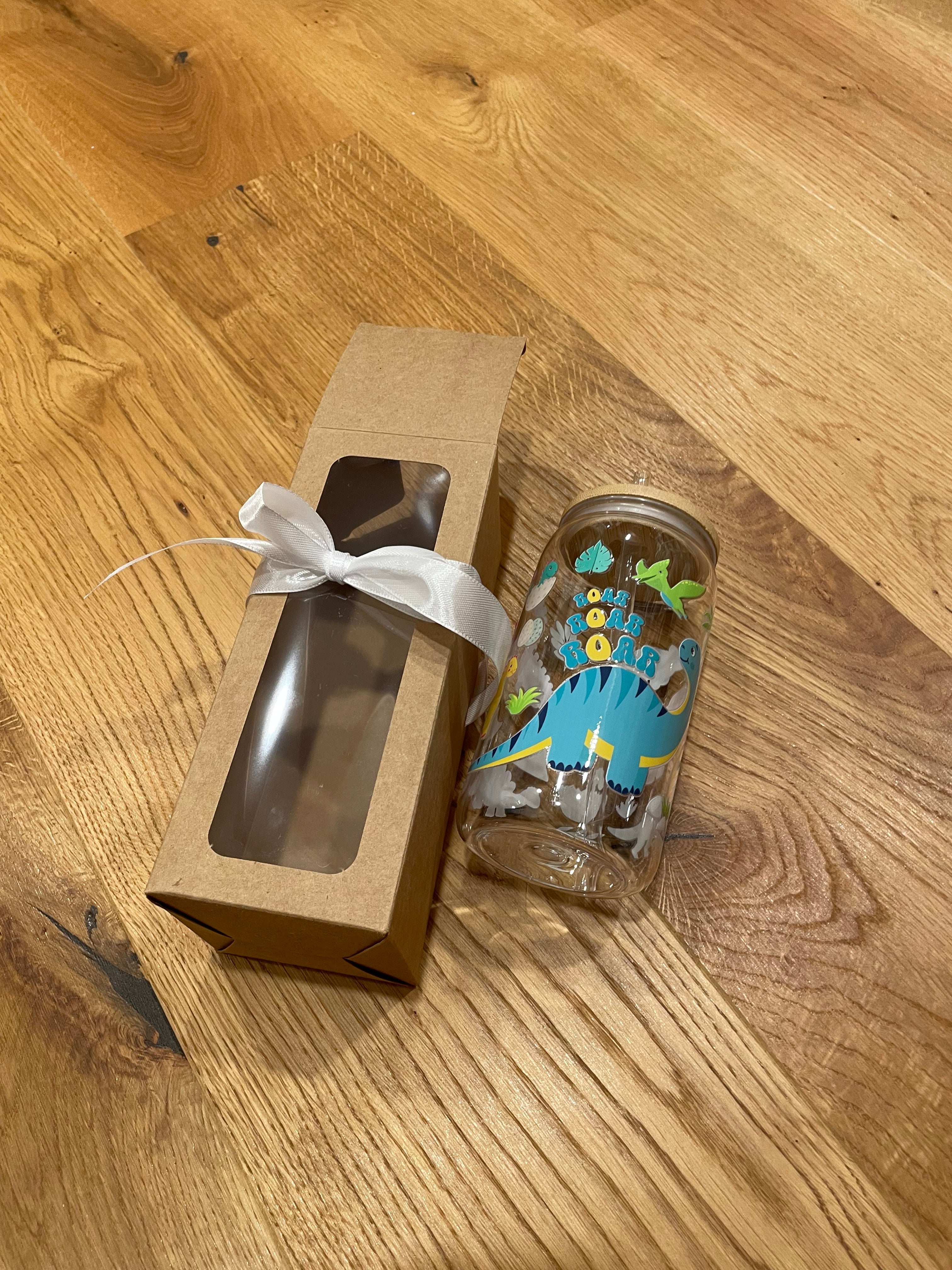 Wiederverwendbarer Trinkbecher mit Bambusdeckel & Strohhalm – stylisch, praktisch & perfekt für unterwegs!