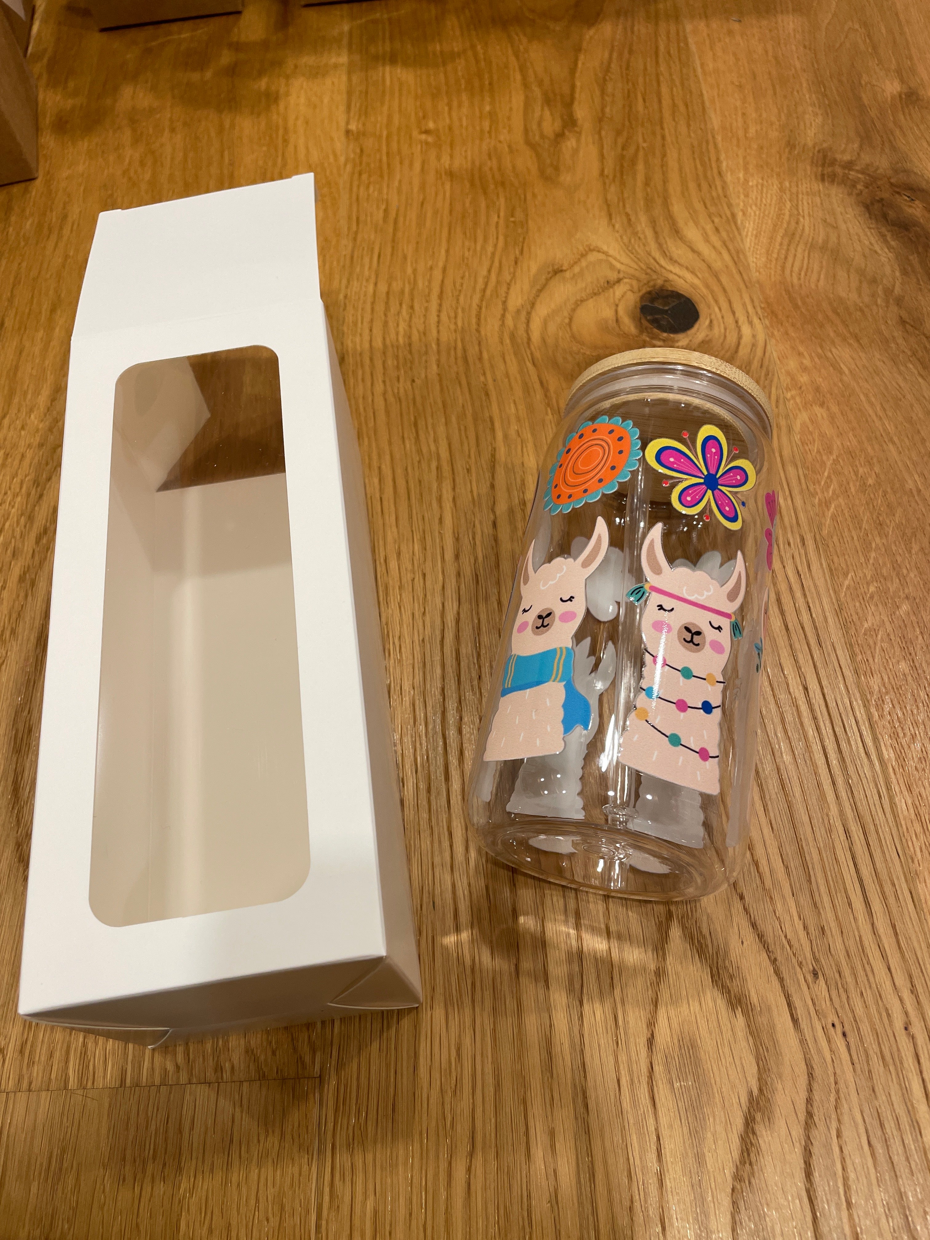 Wiederverwendbarer Trinkbecher mit Bambusdeckel & Strohhalm – stylisch, praktisch & perfekt für unterwegs!