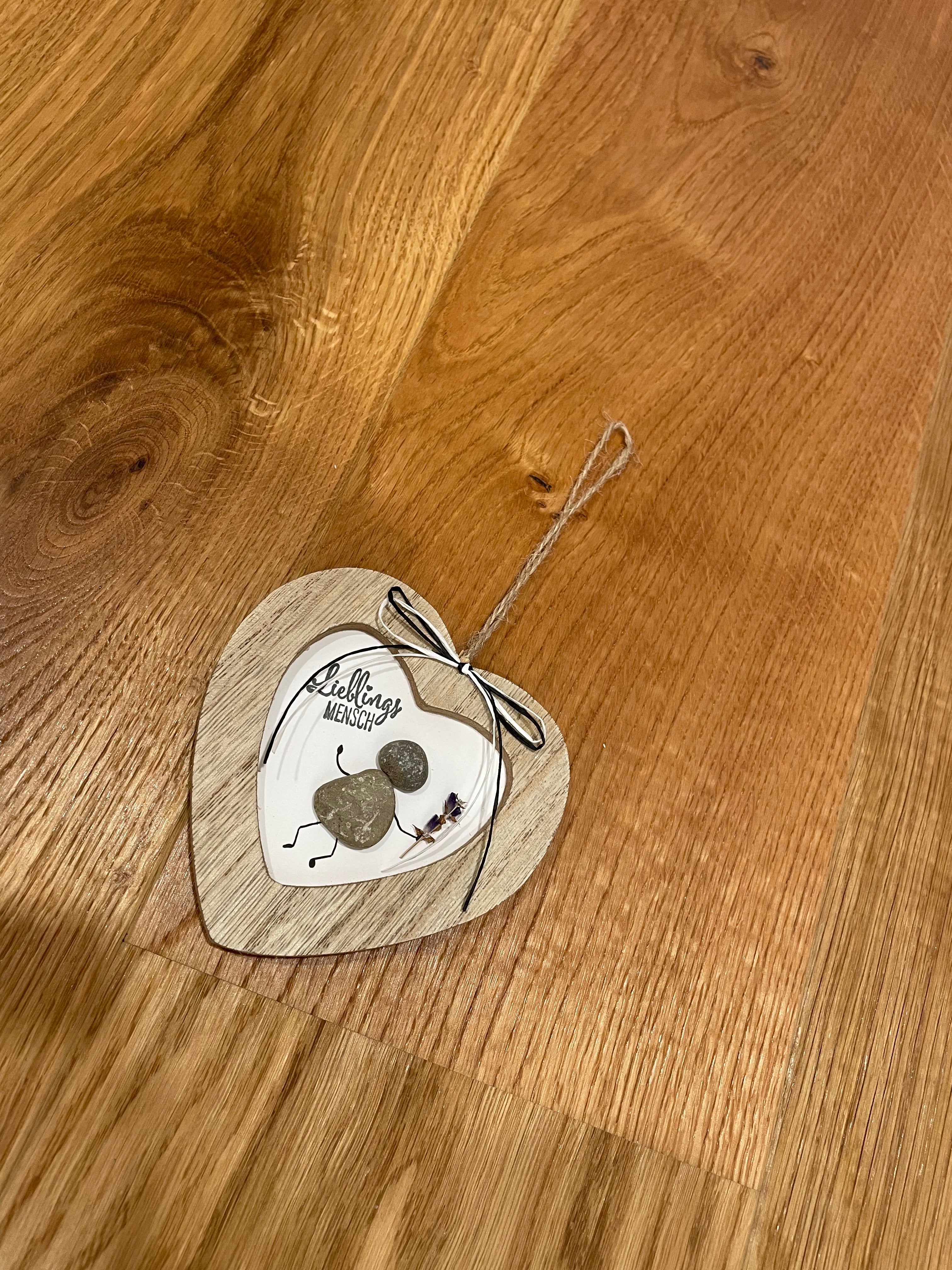 Steinbild Herz Lieblingsmensch