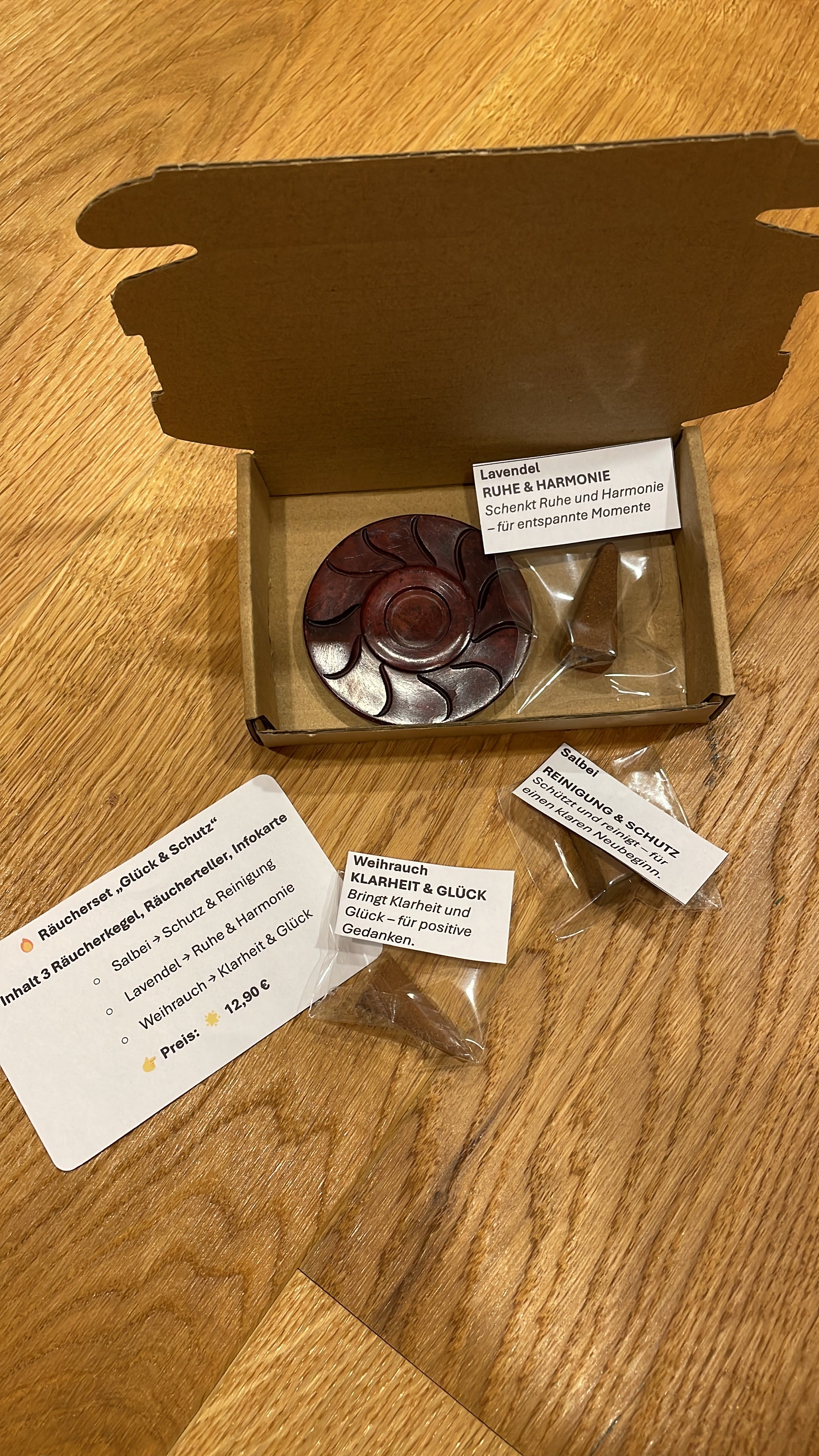 🔥 RÄUCHERSET „GLÜCK & SCHUTZ“