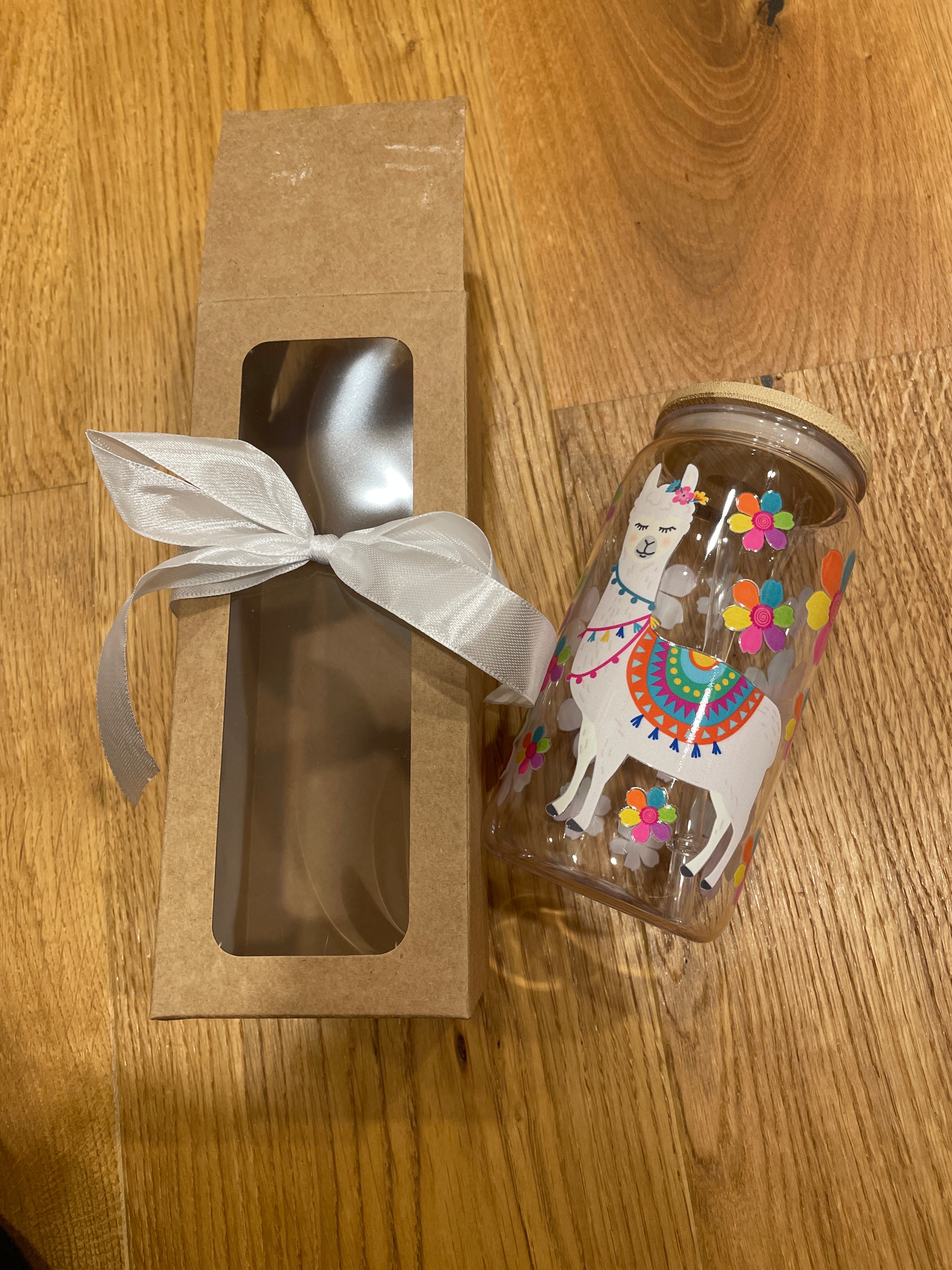 Wiederverwendbarer Trinkbecher mit Bambusdeckel & Strohhalm – stylisch, praktisch & perfekt für unterwegs!