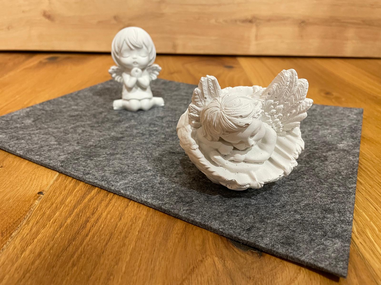 👼 Gießmasse Engel im Federbett ✨