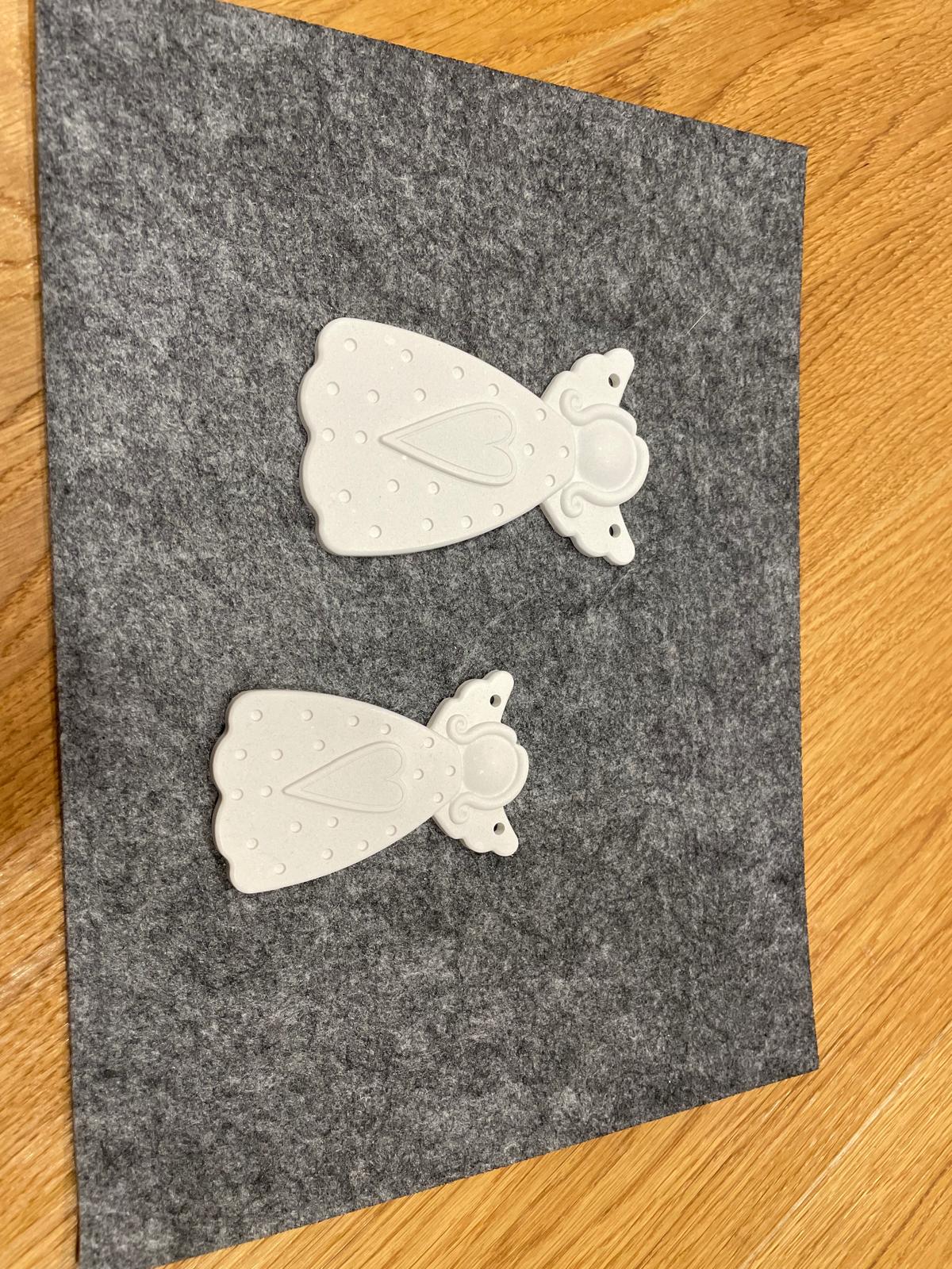 👼 Gießmasse Schutzengel-Anhänger – Groß & Klein (2er Set) ✨