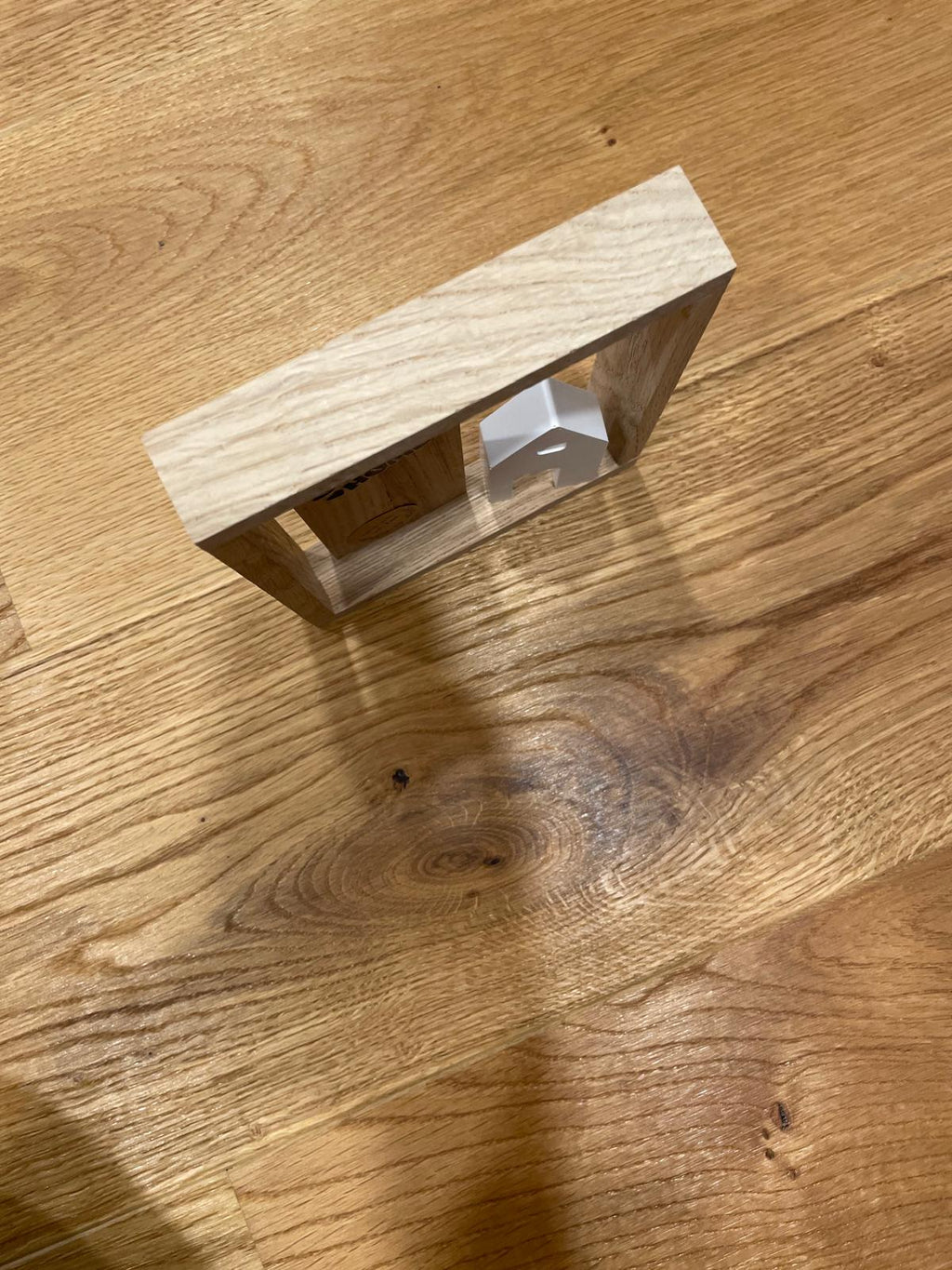 Handgemachter Deko‑Rahmen „Willkommen“ – Häuschen aus Gießmasse – Geschenkidee für den Eingangsbereich "Home Sweet Home"