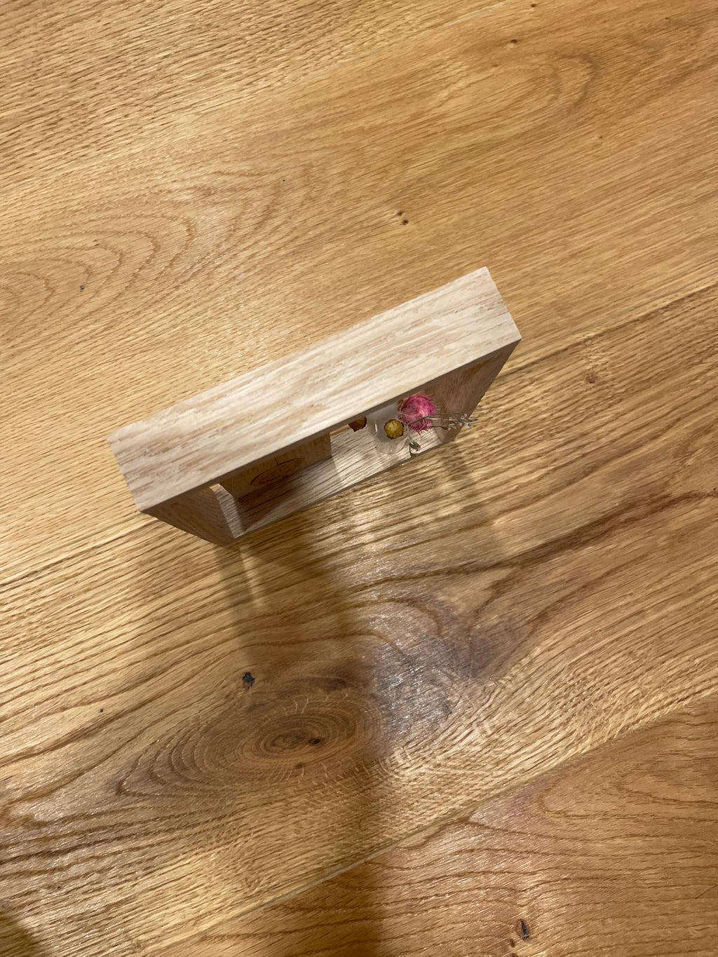 Mini‑Vase & Trockenblumen – Willkommensschild für den Eingangsbereich – Geschenk zur Einweihung "Wohlfühlplatz"