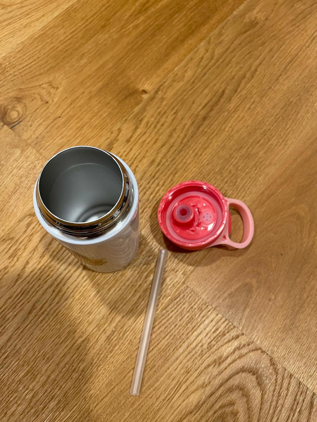 12oz/350ml Edelstahl-Isolierbecher - Ideal für Zuhause, Schule und Park "Rosa Traktor"