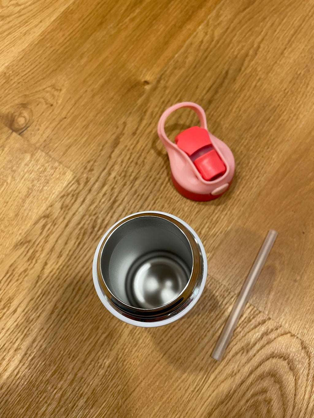 12oz/350ml Edelstahl-Isolierbecher - Ideal für Zuhause, Schule und Park "Rosa Traktor"